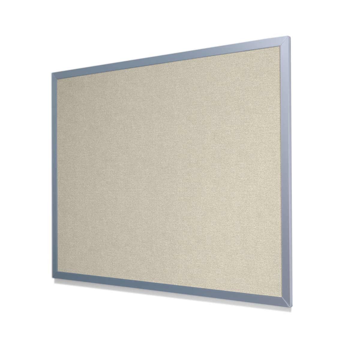 Guilford of Maine FR701 Eggshell Cork Board with Light Aluminum Frame